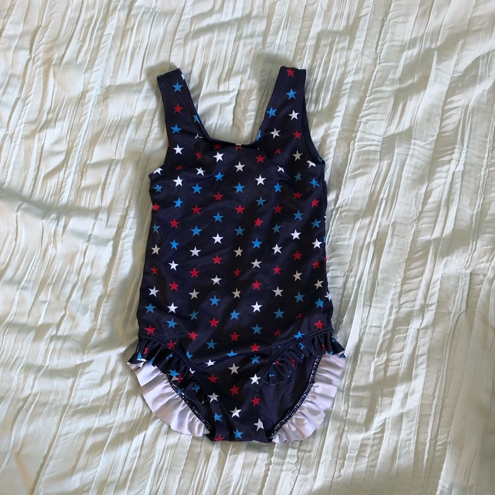 Navy with stars bathing suit